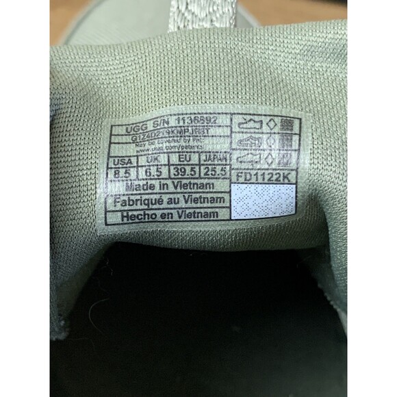 UGG Ashton Hybrid Platform Y2K Sneaker Shoe Combat Lug Chunky Moss Green SZ 8.5 - Picture 10 of 10